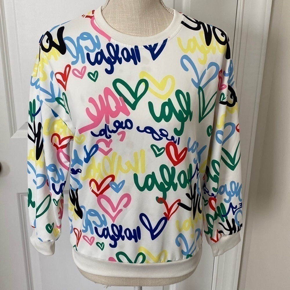Shein 3/4 sleeve top 160 size medium?